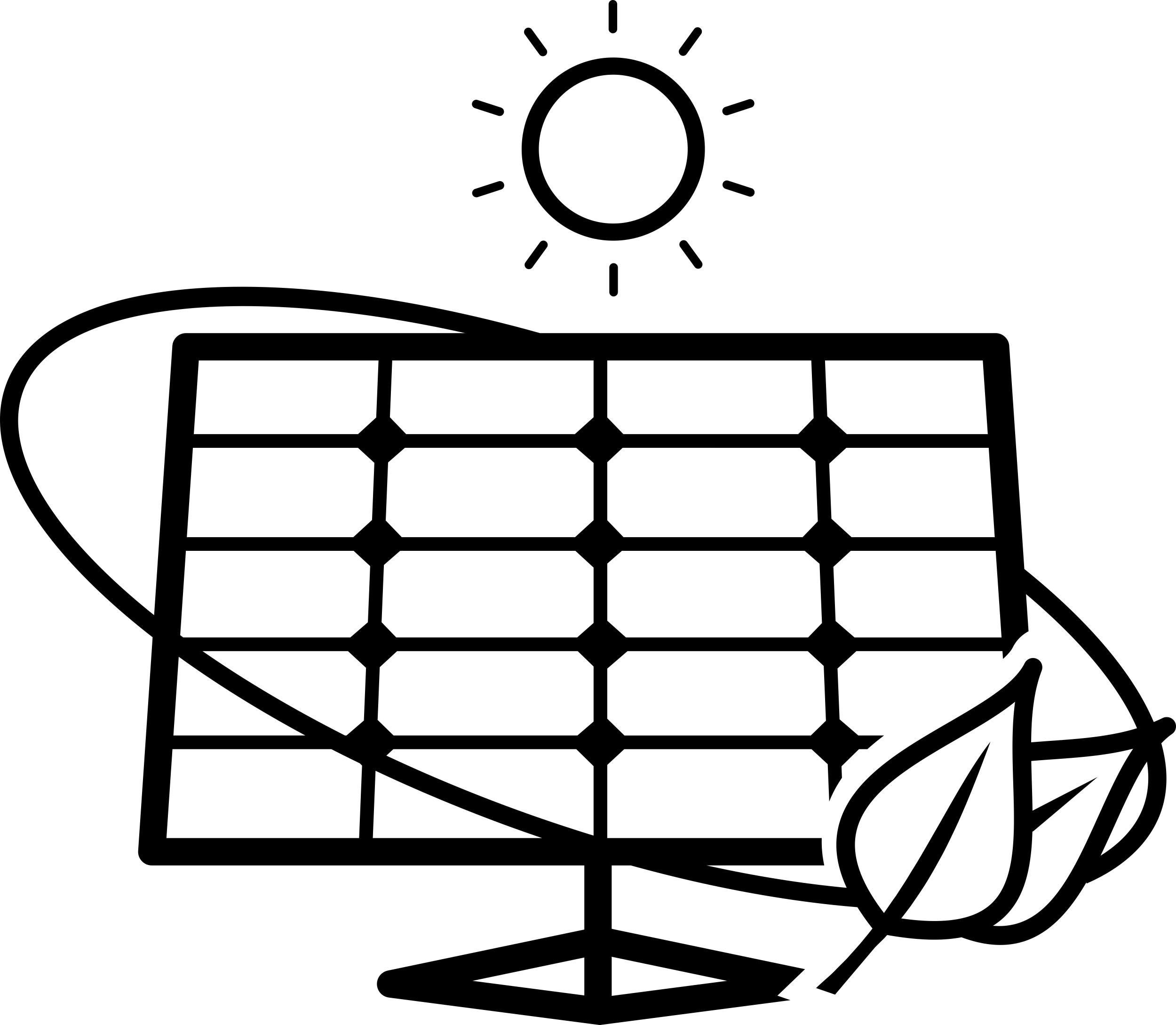Ecological Solar Panel Tool Sticker Svg Vector Free Vectors